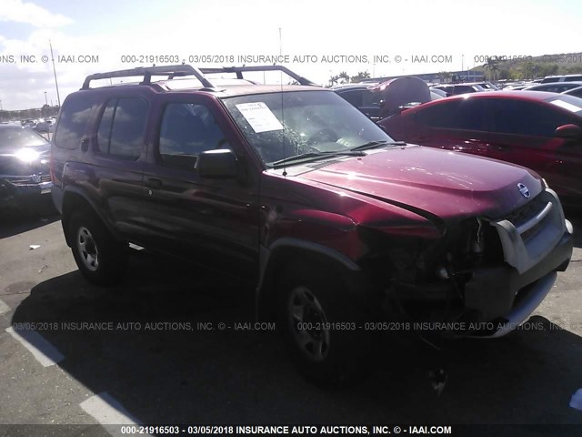 5N1ED28T42C589183 - 2002 NISSAN XTERRA XE/SE RED photo 1