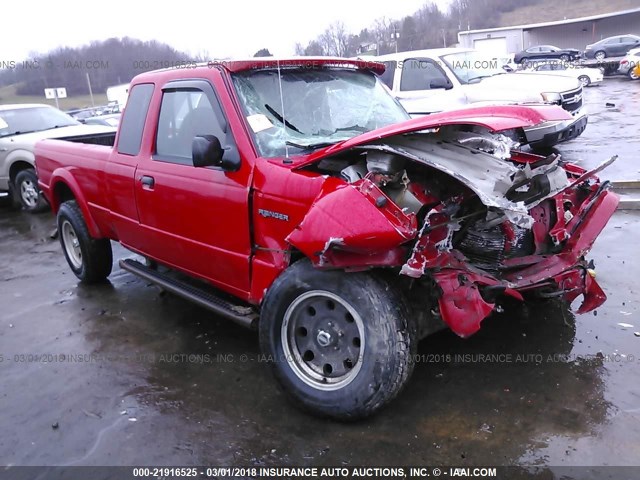 1FTZR45EX3TA45166 - 2003 FORD RANGER SUPER CAB RED photo 1