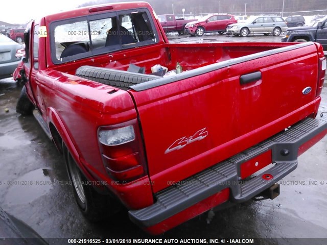 1FTZR45EX3TA45166 - 2003 FORD RANGER SUPER CAB RED photo 3