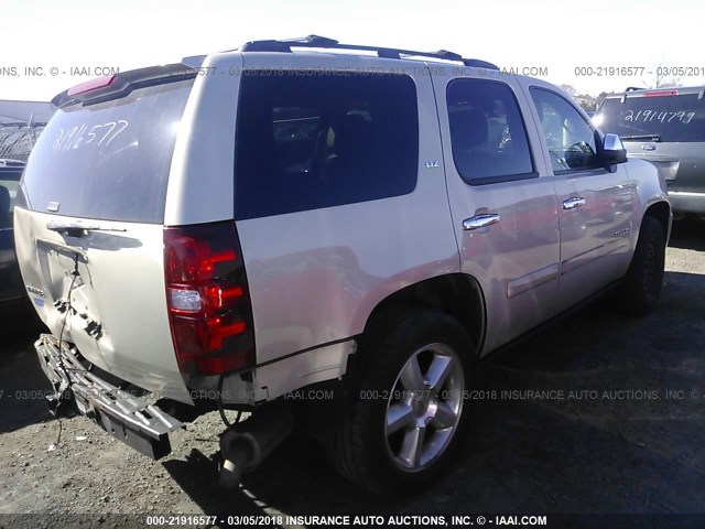 1GNFC13J27J348504 - 2007 CHEVROLET TAHOE C1500 GOLD photo 4