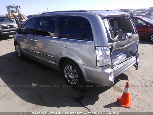 2C4RC1CG7DR641669 - 2013 CHRYSLER TOWN & COUNTRY TOURING L SILVER photo 3