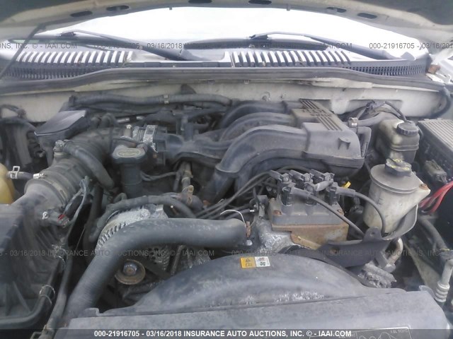 1FMZU73E55UA51730 - 2005 FORD EXPLORER XLT/XLT SPORT/NBX 白色 照片 10