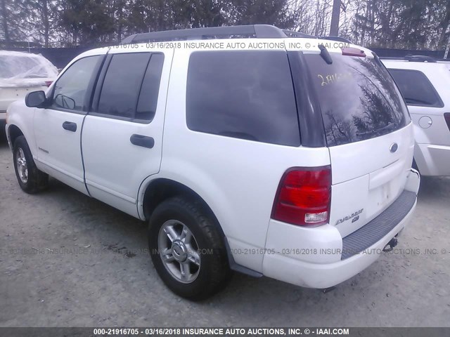 1FMZU73E55UA51730 - 2005 FORD EXPLORER XLT/XLT SPORT/NBX 白色 照片 3