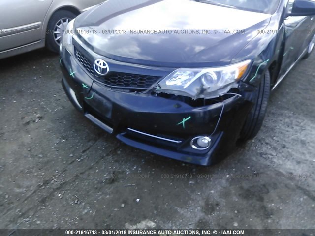 4T1BF1FKXDU273172 - 2013 TOYOTA CAMRY L/SE/LE/XLE 黑色 照片 6