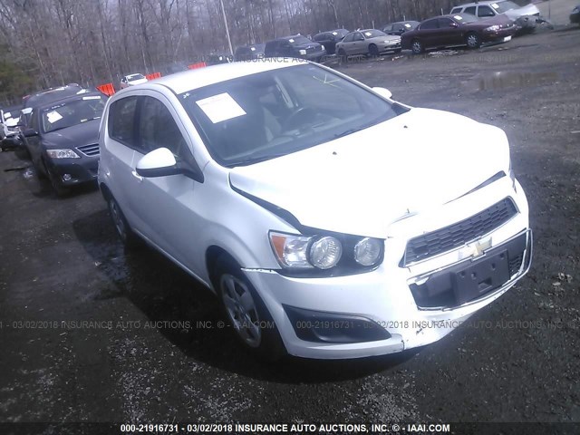 1G1JA6SH6D4189557 - 2013 CHEVROLET SONIC LS 白色 照片 1