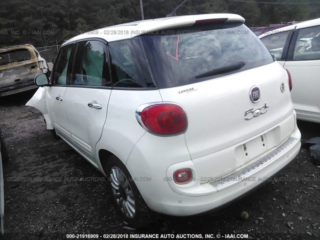 ZFBCFABH6EZ025057 - 2014 FIAT 500L EASY WHITE photo 3