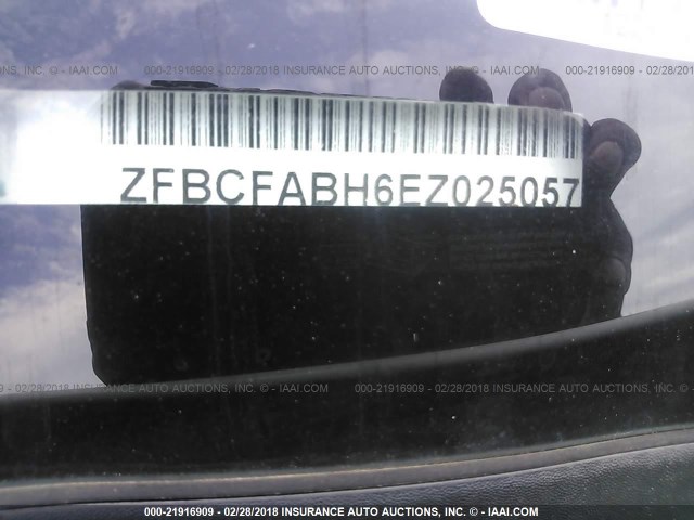 ZFBCFABH6EZ025057 - 2014 FIAT 500L EASY WHITE photo 9