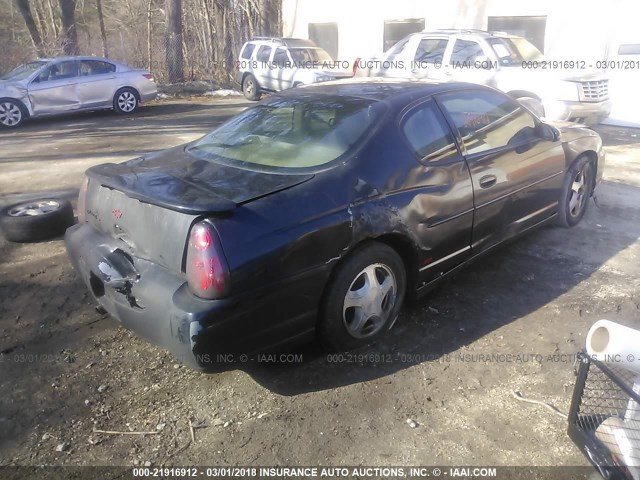 2G1WX12K649245402 - 2004 CHEVROLET MONTE CARLO SS 黑色 照片 4