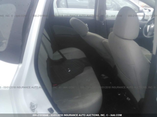 3N1CE2CP1FL428290 - 2015 NISSAN VERSA NOTE S/S PLUS/SV/SL/SR WHITE photo 8