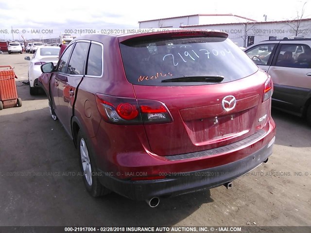 JM3TB2CA7D0413070 - 2013 MAZDA CX-9 TOURING RED photo 3