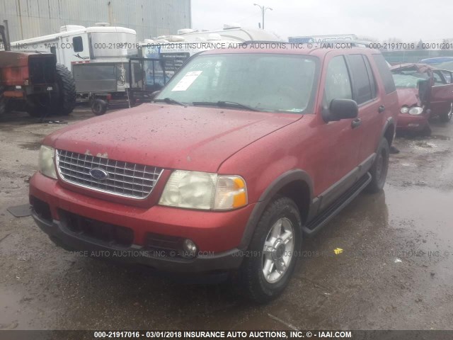 1FMZU73K63ZA96147 - 2003 FORD EXPLORER XLT/XLT SPORT/NBX RED photo 2