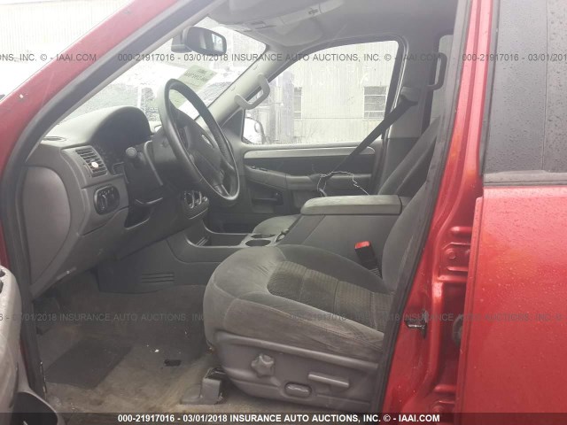 1FMZU73K63ZA96147 - 2003 FORD EXPLORER XLT/XLT SPORT/NBX RED photo 5