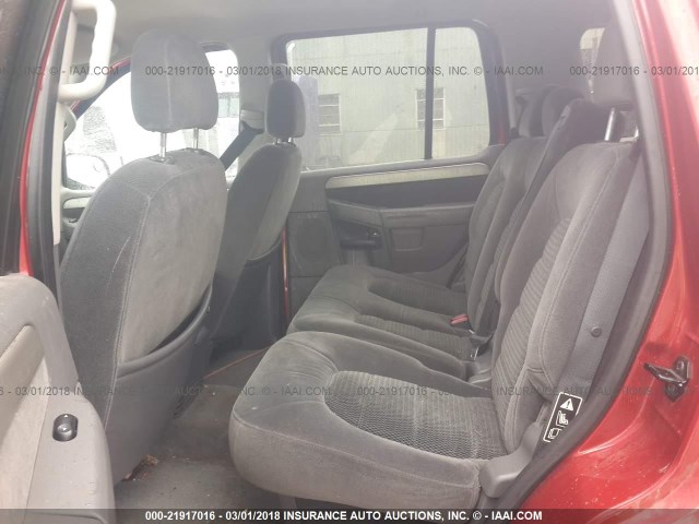 1FMZU73K63ZA96147 - 2003 FORD EXPLORER XLT/XLT SPORT/NBX RED photo 8