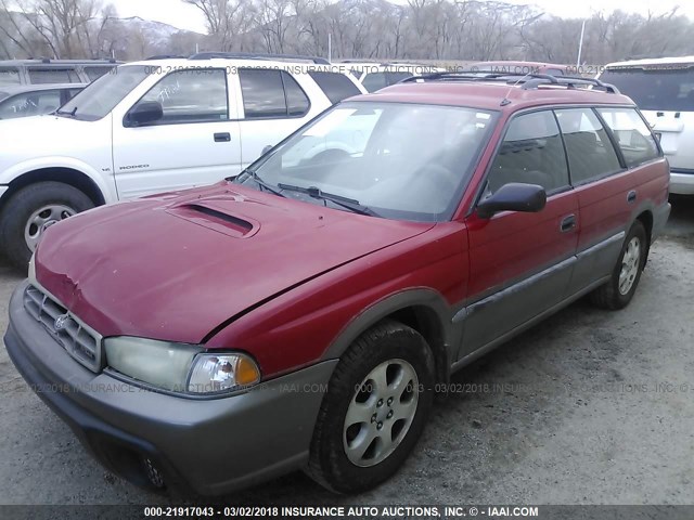 4S3BG6859X7644993 - 1999 SUBARU LEGACY OUTBACK/SSV/LIMITED/30TH RED photo 2