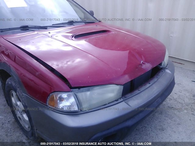 4S3BG6859X7644993 - 1999 SUBARU LEGACY OUTBACK/SSV/LIMITED/30TH RED photo 6