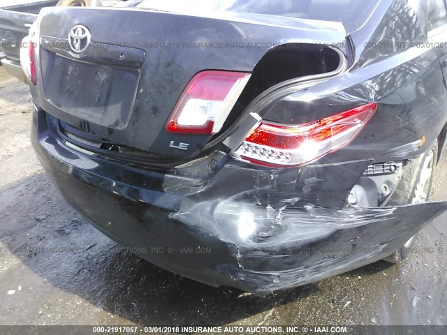 4T4BF3EKXAR017337 - 2010 TOYOTA CAMRY SE/LE/XLE BLACK photo 6