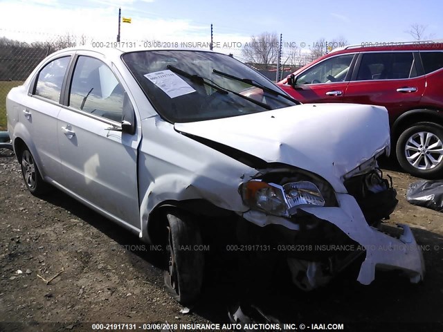 KL1TD5DEXBB146392 - 2011 CHEVROLET AVEO LS/LT WHITE photo 1