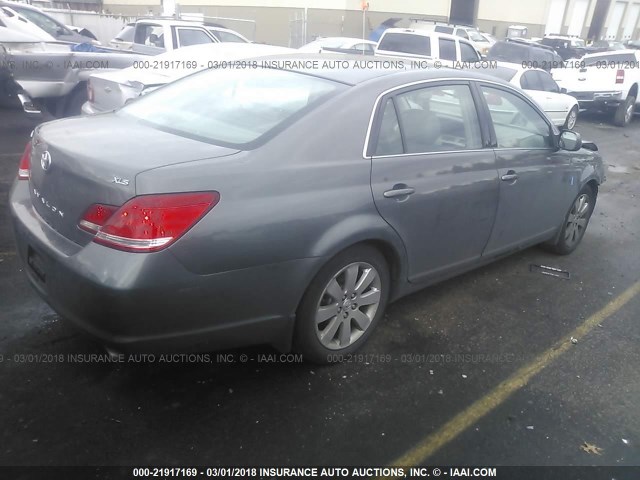 4T1BK36B36U094398 - 2006 TOYOTA AVALON XL/XLS/TOURING/LIMITED GRAY photo 4