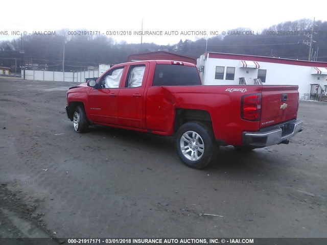 1GCVKREC1GZ262476 - 2016 CHEVROLET SILVERADO K1500 LT RED photo 3