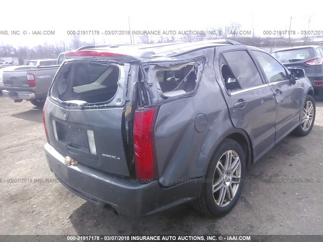 1GYEE437280164153 - 2008 CADILLAC SRX GRAY photo 4