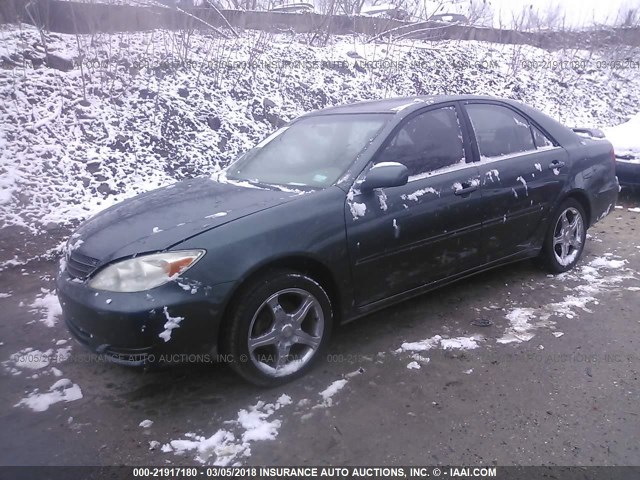 JTDBE32K030207423 - 2003 TOYOTA CAMRY LE/XLE Կանաչ լուսանկար 2