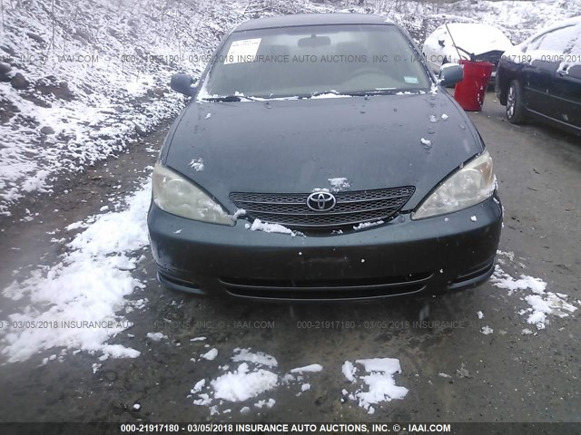 JTDBE32K030207423 - 2003 TOYOTA CAMRY LE/XLE Կանաչ լուսանկար 6