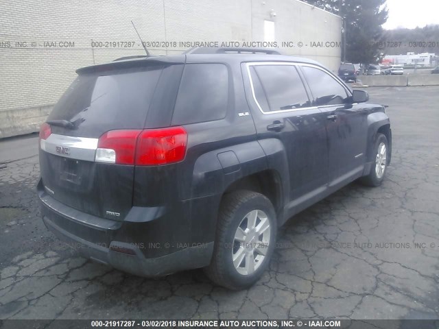 2CTFLTEC0B6355268 - 2011 GMC TERRAIN SLE BLACK photo 4