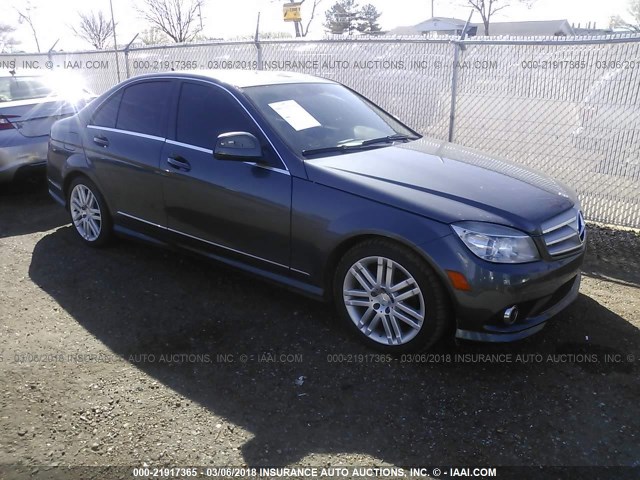 WDDGF54X08R017654 - 2008 MERCEDES-BENZ C 300 GRAY photo 1