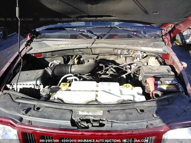 1C4PJMAK3CW123120 - 2012 JEEP LIBERTY SPORT 红色 照片 10