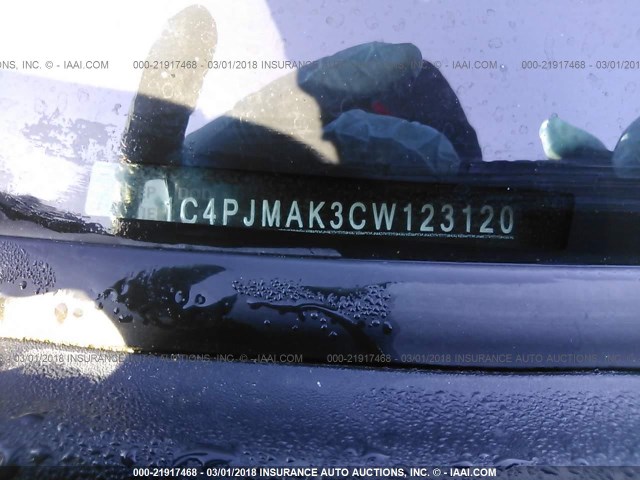 1C4PJMAK3CW123120 - 2012 JEEP LIBERTY SPORT 红色 照片 9