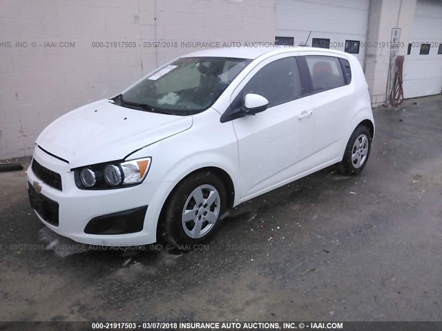 1G1JA6SH5G4178683 - 2016 CHEVROLET SONIC LS 白色 照片 2