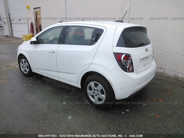 1G1JA6SH5G4178683 - 2016 CHEVROLET SONIC LS 白色 照片 3