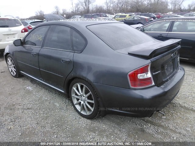 4S3BL696X73204968 - 2007 SUBARU LEGACY 2.5 GT SPEC B GRAY photo 3