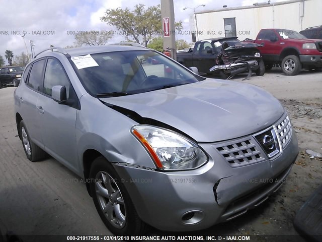 JN8AS58T58W305341 - 2008 NISSAN ROGUE S/SL SILVER photo 1