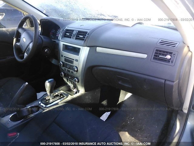 3FAHP0HG3CR322237 - 2012 FORD FUSION SE BLUE photo 5