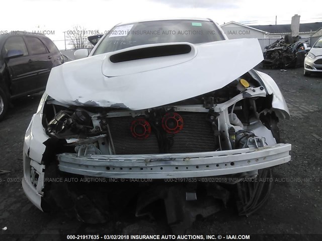 JF1GR7E6XDG822723 - 2013 SUBARU IMPREZA WRX WHITE photo 6