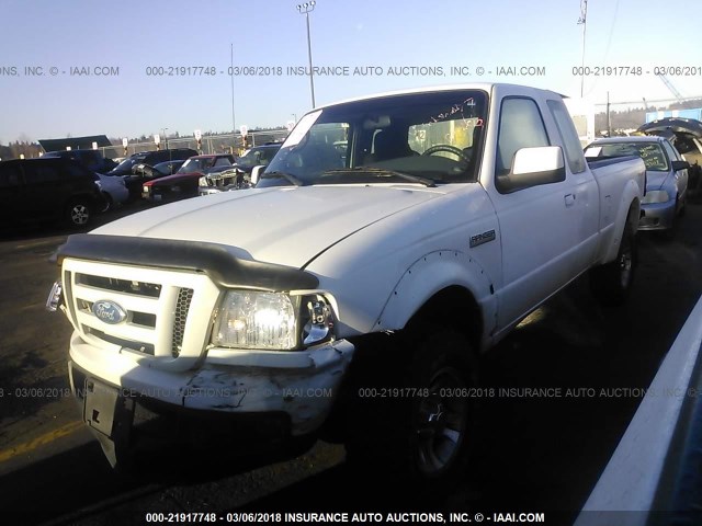 1FTYR44U77PA46875 - 2007 FORD RANGER SUPER CAB WHITE photo 2