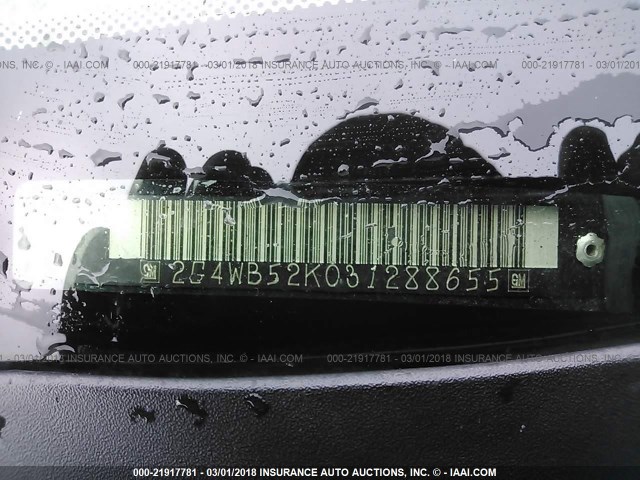 2G4WB52K031288655 - 2003 BUICK REGAL LS 绿色 照片 9