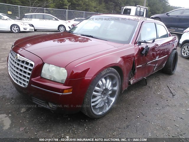 2C3KA53G87H777323 - 2007 CHRYSLER 300 TOURING RED photo 6