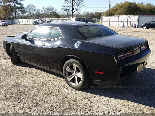 2C3CDZAG4FH906064 - 2015 DODGE CHALLENGER SXT BLACK photo 3