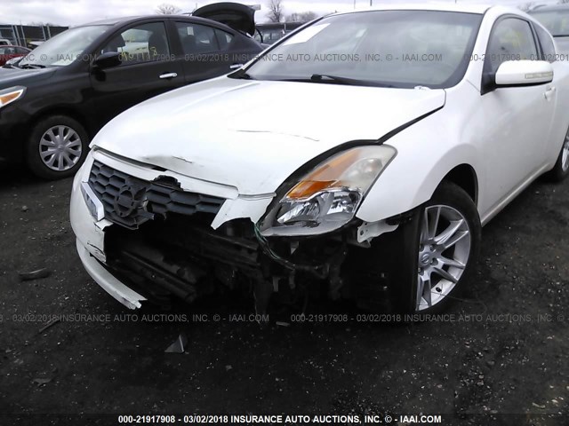 1N4BL24E78C153914 - 2008 NISSAN ALTIMA 3.5SE WHITE photo 6