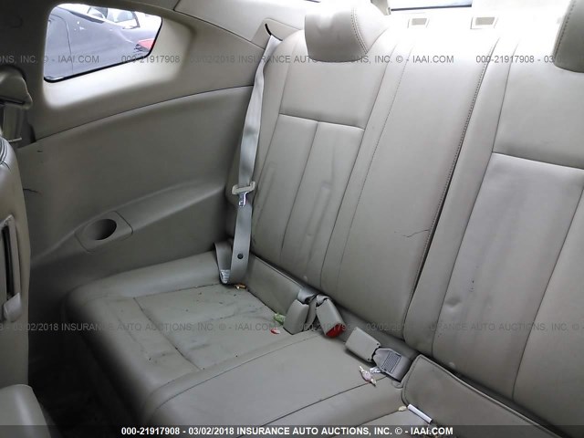 1N4BL24E78C153914 - 2008 NISSAN ALTIMA 3.5SE WHITE photo 8