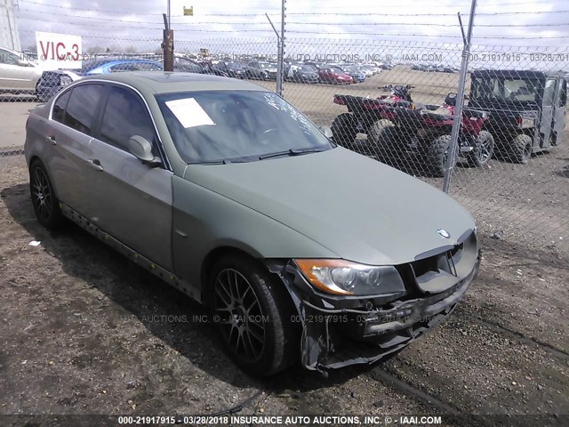 WBAVD53597A009151 - 2007 BMW 335 XI GREEN photo 1