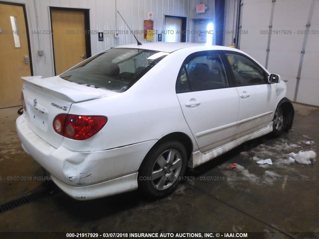 1NXBR30E96Z662569 - 2006 TOYOTA COROLLA CE/LE/S WHITE photo 4