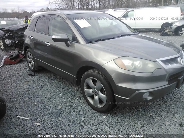 5J8TB18547A024871 - 2007 ACURA RDX TECHNOLOGY GRAY photo 1