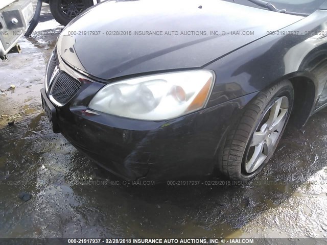 1G2ZM571764158882 - 2006 PONTIAC G6 GTP BLACK photo 6