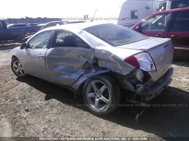 1G2ZH558164109679 - 2006 PONTIAC G6 GT SILVER photo 3