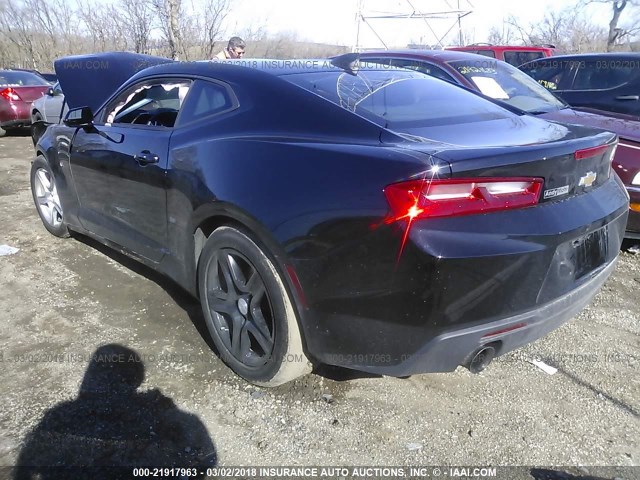 1G1FB1RX2J0103599 - 2018 CHEVROLET CAMARO LT BLACK photo 3