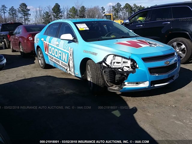 1G1ZC5EU8BF168128 - 2011 CHEVROLET MALIBU 1LT 浅蓝色 照片 1