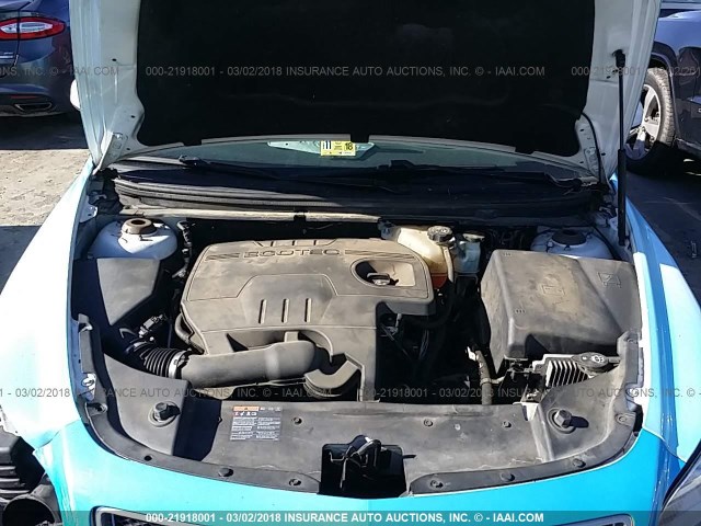 1G1ZC5EU8BF168128 - 2011 CHEVROLET MALIBU 1LT 浅蓝色 照片 10